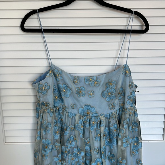 NWT Macgraw blubell organza floral dress - Picture 8 of 17